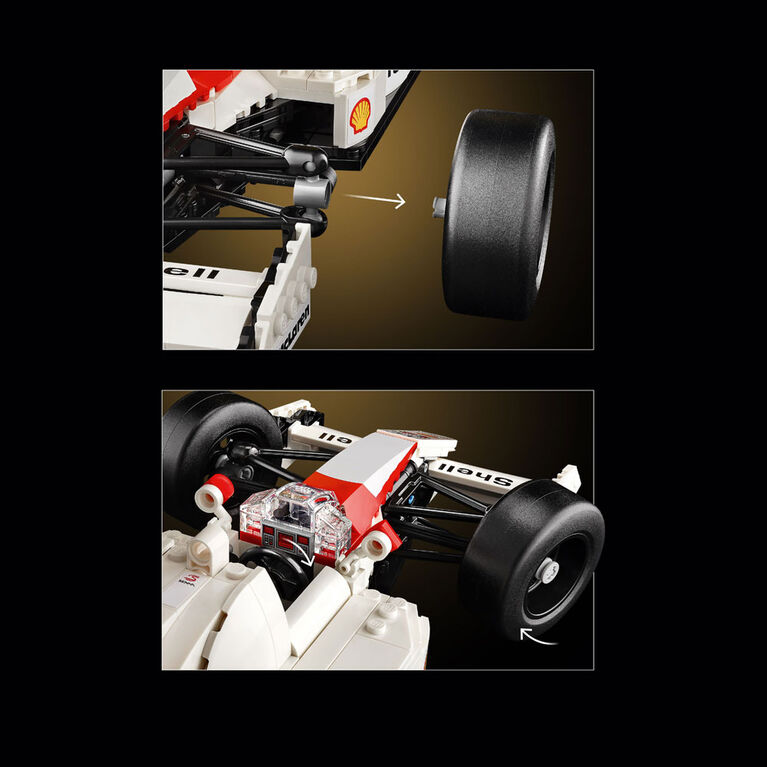 Ensemble LEGO Icons McLaren MP4/4 et Ayrton Senna 10330