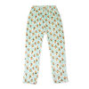 Jesse & Lulu Lounge Pajama Pants:Aqua Sloth Large