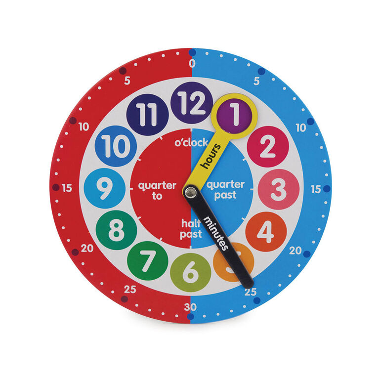 Early Learning Centre Teaching Clock - English Edition - R Exclusive