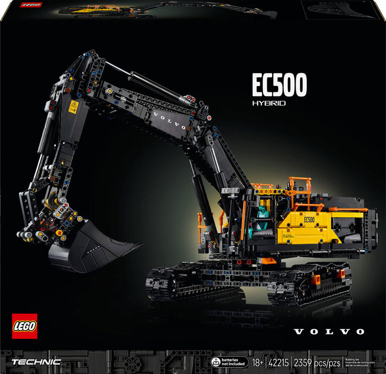 LEGO Technic Volvo EC500 Hybrid Excavator - LEGO Set for Adults - Collectible Model Kit, 18+ - 42215