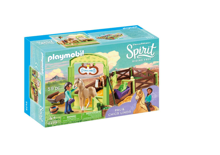 Playmobil - Spirit Horse Box Pru & Chica Linda