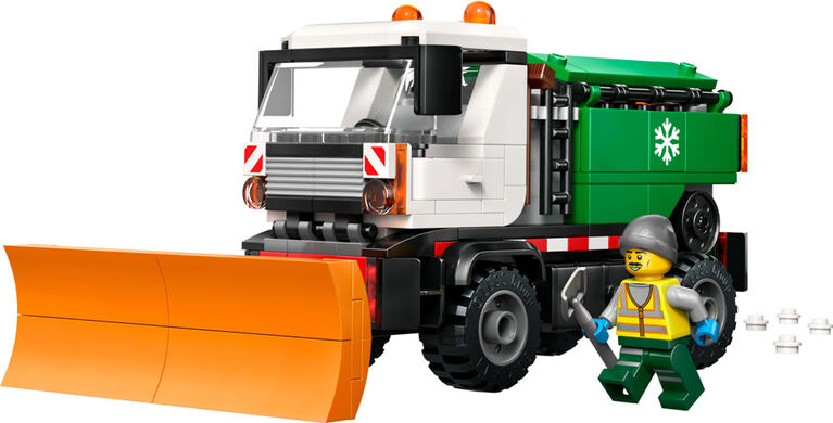LEGO City Le chasse-neige - Camion - Ensemble de Construction de Camion avec Figurine de Conducteur - 60490