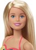 Barbie Doll, 11.5-inch Blonde, and Pool Playset with Slide and Accessories