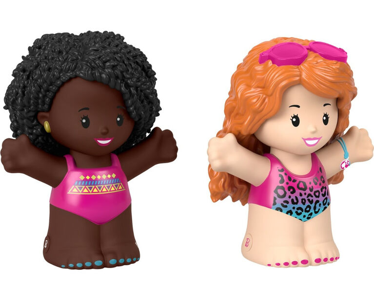 Little People Barbie 2 Bonecas com Pijama e Gatinho - Ri Happy