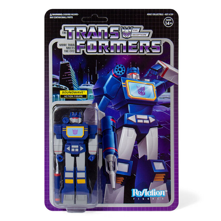 Transformers ReAction Figure - Soundwave