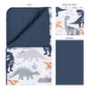 Prehistoric Dino 3 Piece Crib Bedding Set