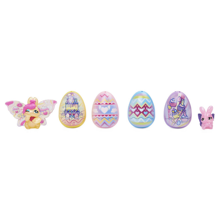 Hatchimals CollEGGtibles, Panier de printemps familial avec 6 personnages de lapin