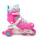 Chicago Skates Adjustable Pink Rollerblade Combo Set Size J10-J13