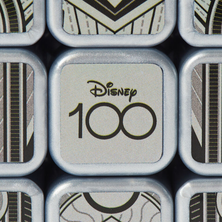 Rubik's Cube, Disney 100th Anniversary Metallic Platinum 3x3 Cube | Fidget Toys| Mickey Mouse Toys | Disney Toys