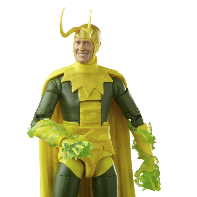 Marvel Legends Series MCU Disney Plus Classic Loki Action Figure 6-inch Collectible Toy, 5 Accessories and 1 Build-A-Figure Part