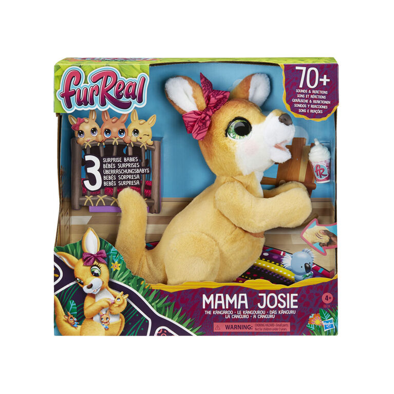 furReal Mama Josie the Kangaroo Interactive Pet Toy, 70+ Sounds & Reactions