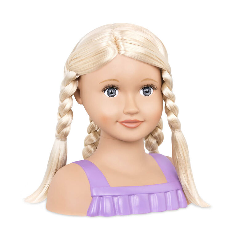 Trista, Doll Face, Our Generation, Tête de poupée à coiffer de 9 po
