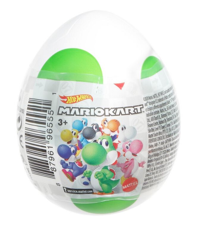 Hot Wheels Mario Kart Yoshi Egg Assortment - Styles May Vary