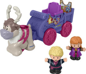 Fisher-Price - Disney - La Reine des Neiges - Chariot d'Anna et de Kristoff par Little People