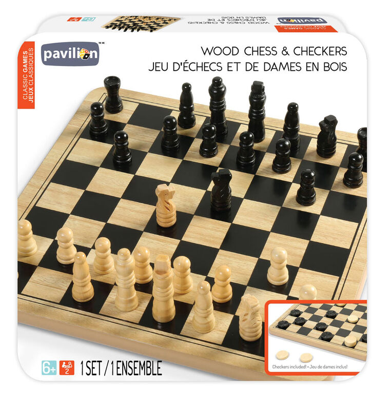 Merchant Ambassador - Wood Chess and Checkers