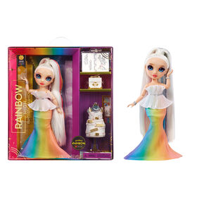 Rainbow High Fantastic Fashion Amaya Raine - Poupée-mannequin arc-en-ciel de 11 po (28 cm) et jouet