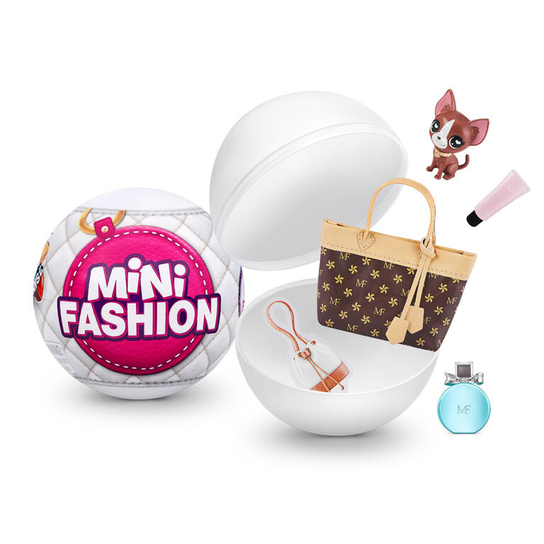 5 SURPRISE Mini Fashion Real Fabric Fashion Bags And Accessories Capsule Collectible Toy By Zuru