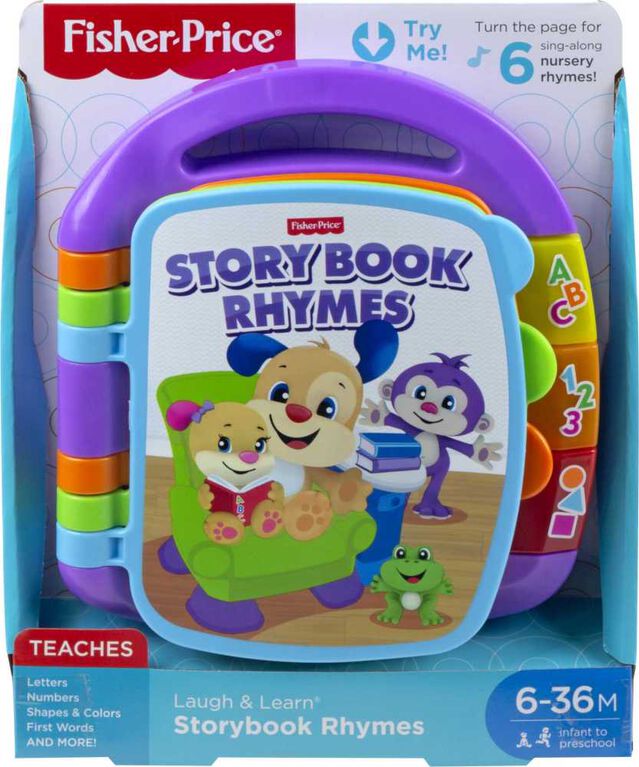 Fisher Price - Laugh and Learn Storybook Rhymes Book - English Edition
