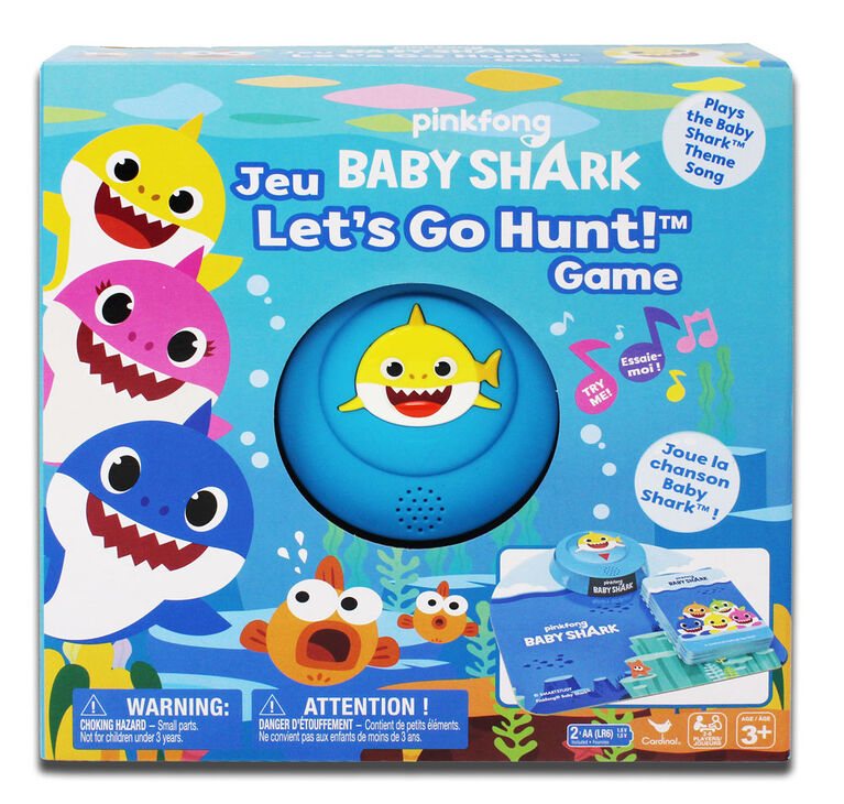 Jeu de cartes Pinkfong Baby Shark Allons à la chasse