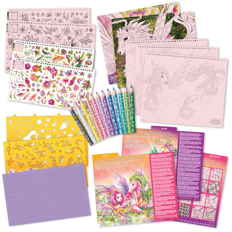 Nebulous Stars - Carnet de croquis - Chevaux fantastiques - Lilyaz et Viviaz