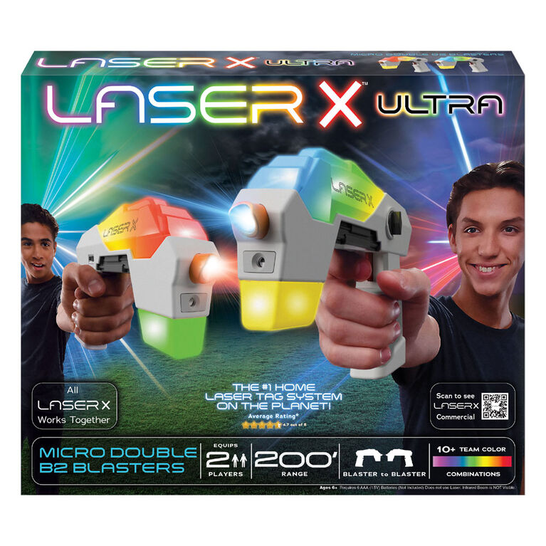 Ensemble de pistolets à étiquette laser pour enfants, jeu de