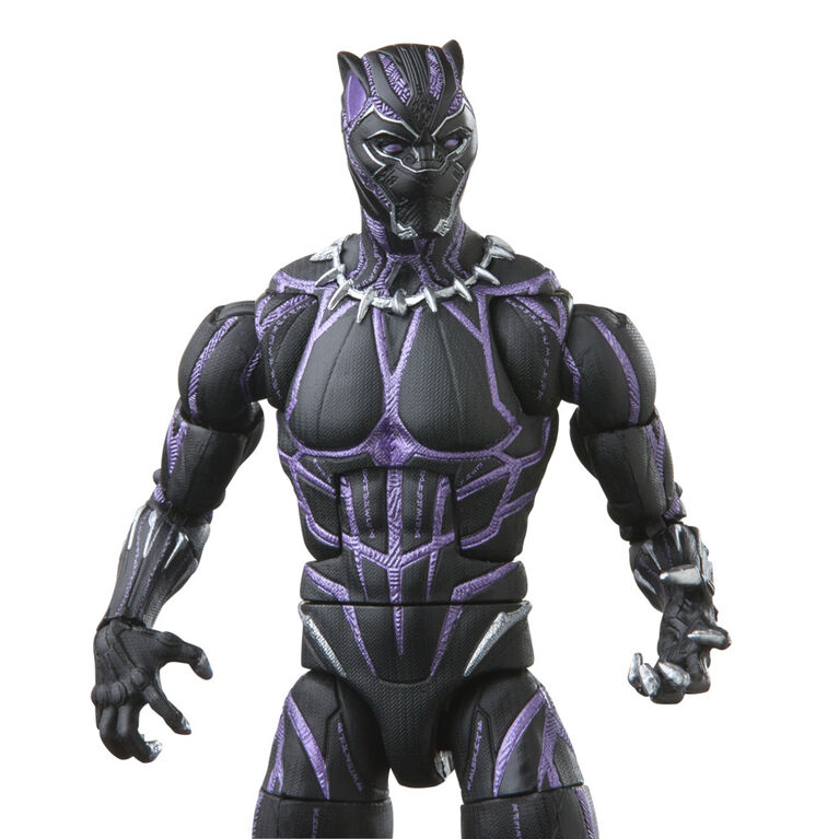 Marvel Legends Series Black Panther Legacy Collection Black Panther 6-inch Action Figure Collectible Toy, 3 Accessories