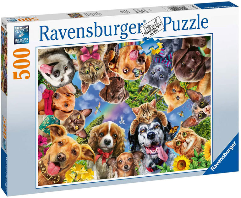 Ravensburger - Funny Animal Selfie Puzzle 500pc