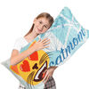 Emoji Plush Body Pillow 18"x36", Cat Mom