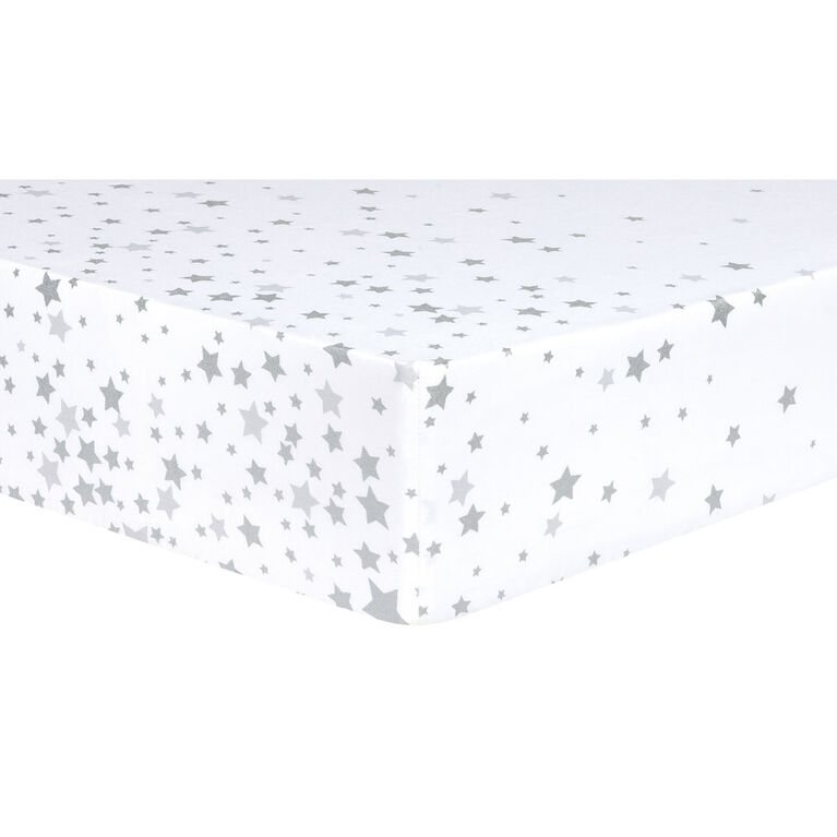 Sprinkle Stars and Moon 3 Piece Crib Bedding