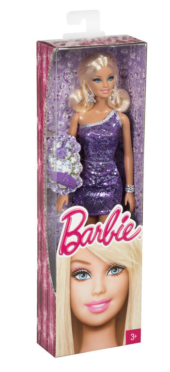 Barbie - Glitz Doll - Purple Dress