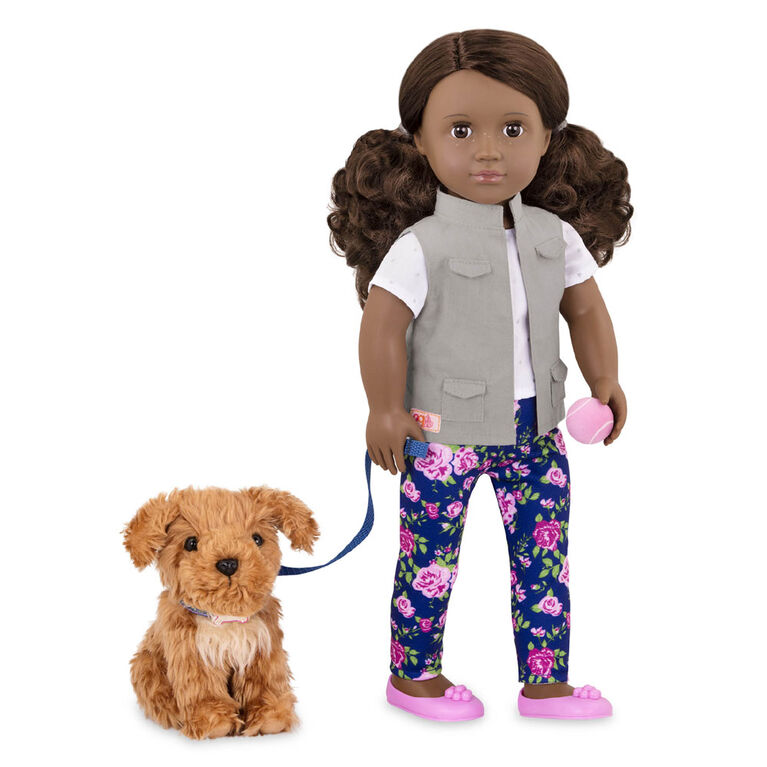 Our Generation, Malia, 18-inch Doll and Pet Set - R Exclusive