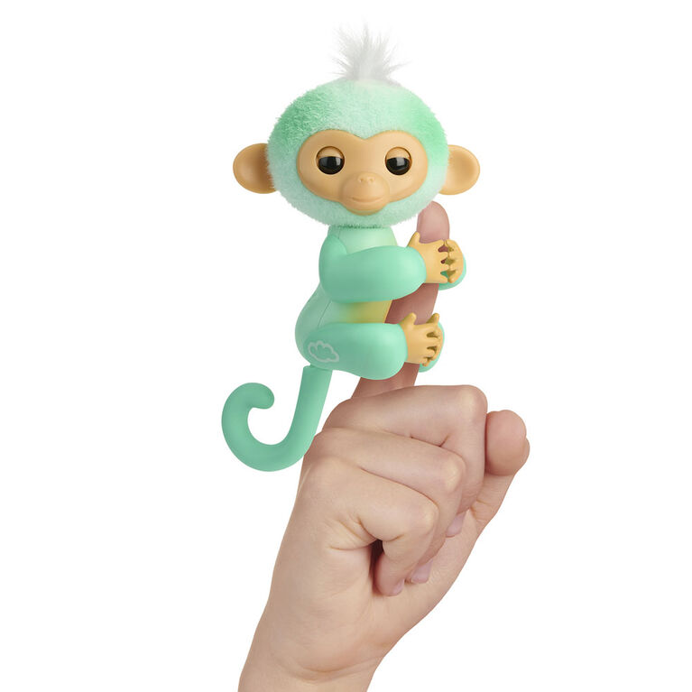 Fingerlings Interactive Baby Monkey, plus de 70 sons et réactions, le coeur s'allume, réagit au toucher