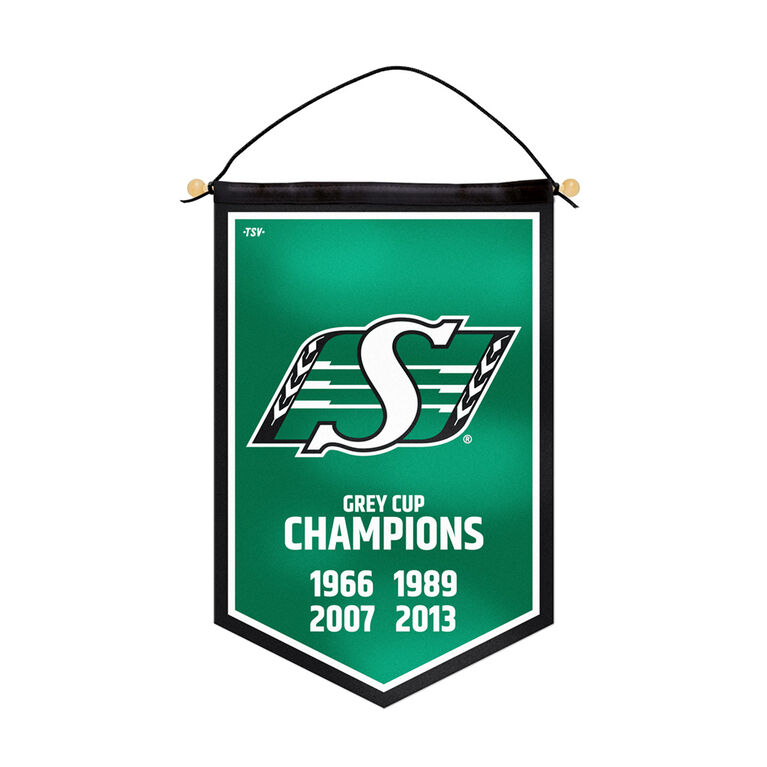 CFL Saskatchewan Roughriders 12 inch by 18 inch Victory Banner
