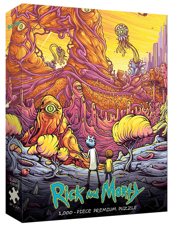 Rick and Morty "Into the Rickverse" 1000 Piece Puzzle - English Edition