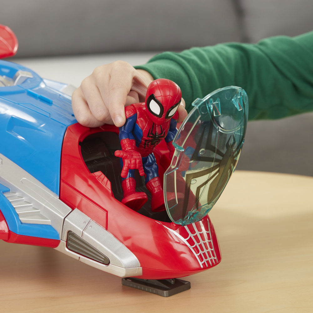Spiderman best sale plane toy