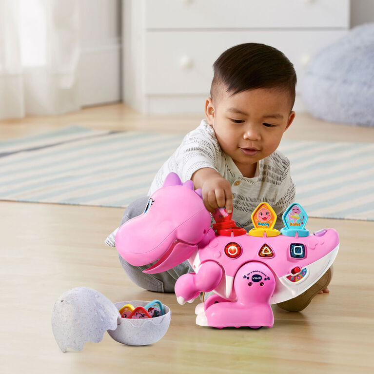 VTech Codi, mon robot-dino rigolo - Rose - Notre exclusivité - Édition anglaise