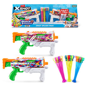 XSHOT Water Fast Fill Hyper 2pk & 100BOB