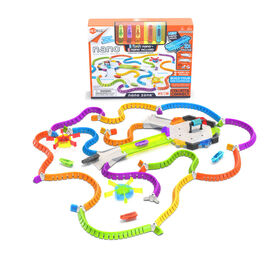 HEXBUG Flash Nano Nano Zone - Colorful Sensory Playset for Kids - Build Your Own Zone - Over 60 Pieces and Batteries Included