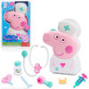 Peppa Pig Checkup Case Set with Carry Handle, 8-Piece Doctor Kit for Kids with Stethoscope