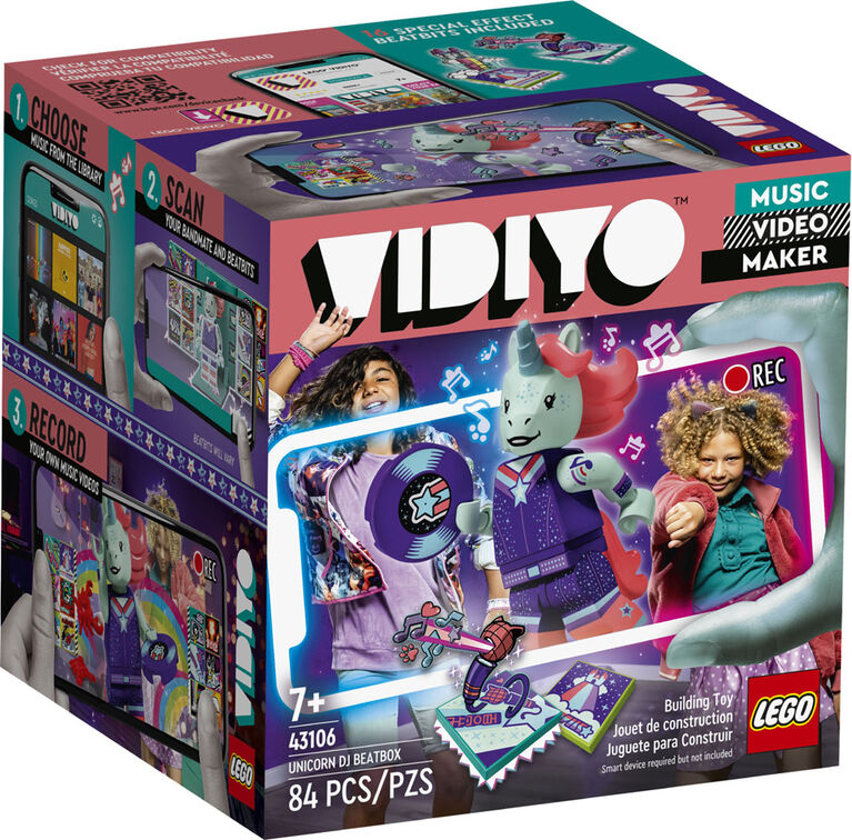 LEGO VIDIYO Unicorn DJ BeatBox 43106 (84 pieces)