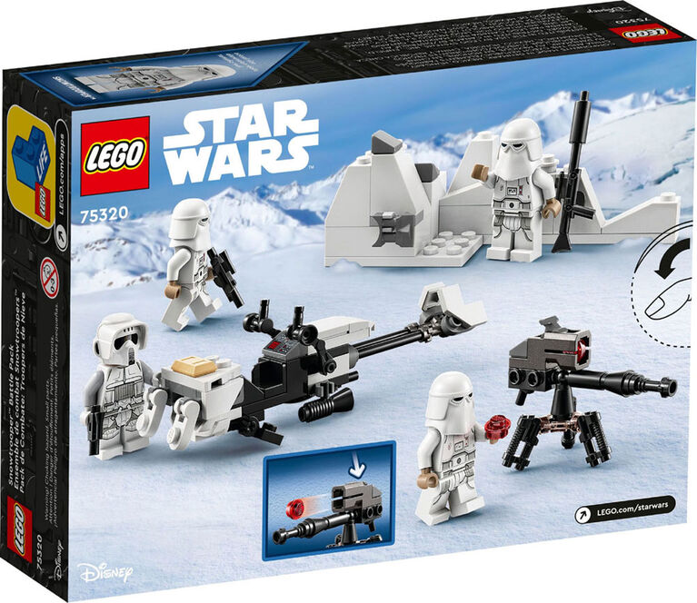 LEGO Star Wars Snowtrooper Battle Pack 75320 Building Kit (105 Pieces)