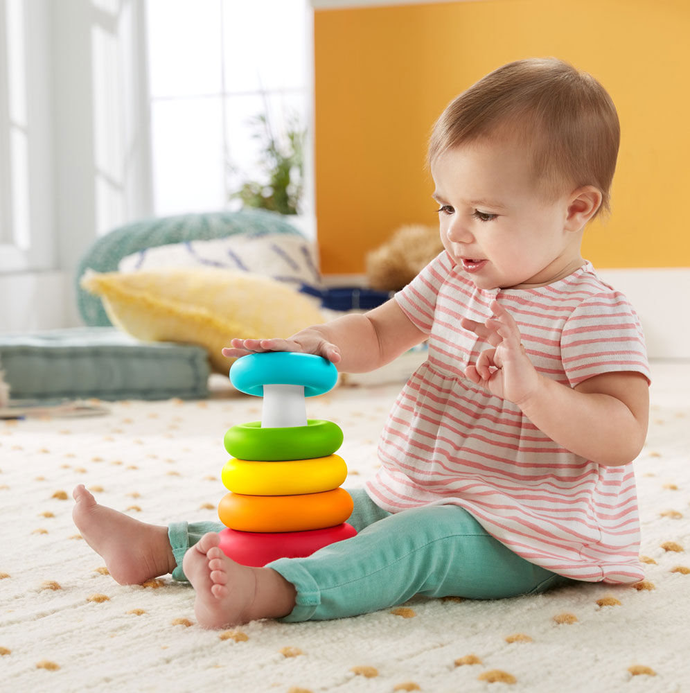 Fisher price unicorn rock a stack clearance