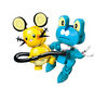 Mega Construx Pokémon Froakie vs Dedenne
