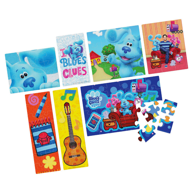 Blue's Clues 7-Pack of Wood Puzzles