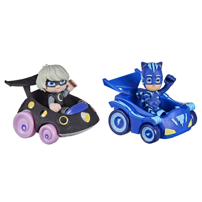 PJ Masks Catboy vs Luna Girl Battle Racers Preschool Toy, Vehicle and Action Figure set