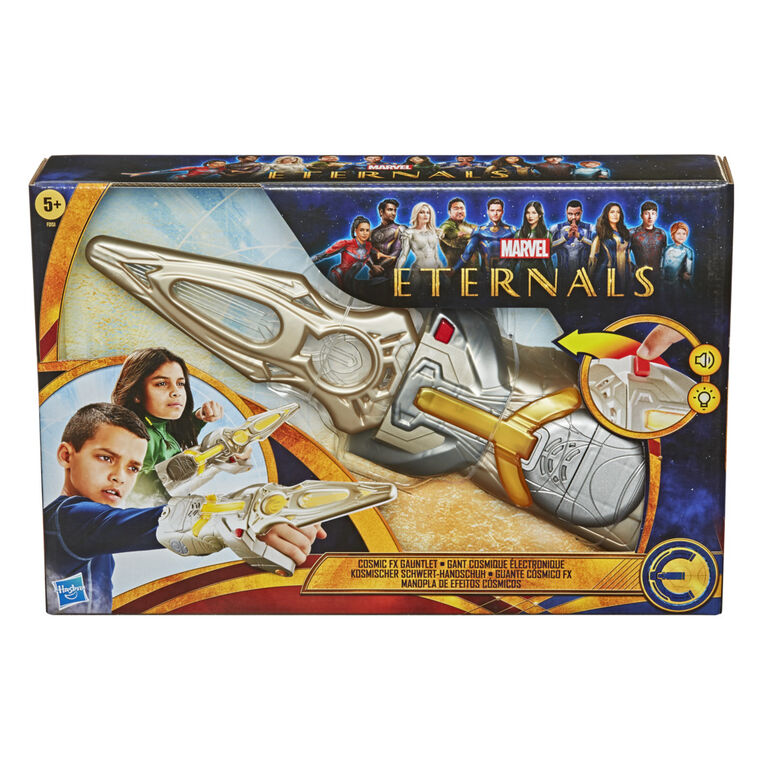 Marvel The Eternals Cosmic FX Gauntlet, Lights and Sounds, Inspired By The Eternals Movie