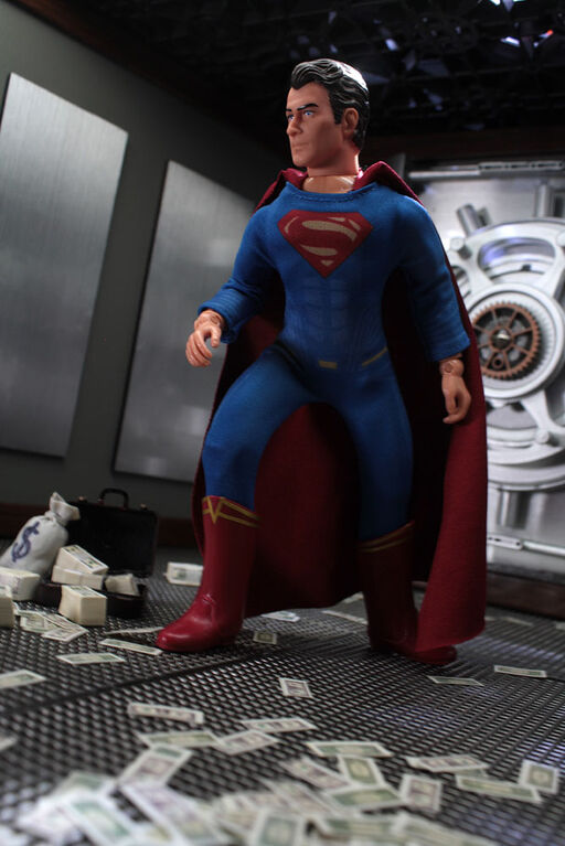 Superman Henry Cavill Justice League Mego Action Figure 