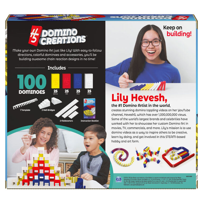 H5 Domino Creations 100-Piece Set by Lily Hevesh - English Edition