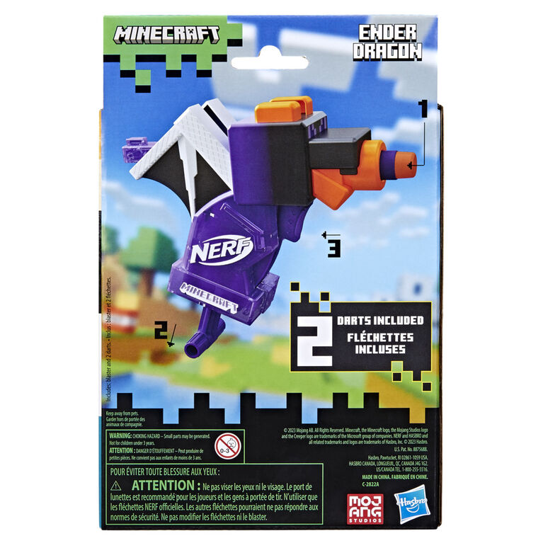 Nerf MicroShots Minecraft Ender Dragon