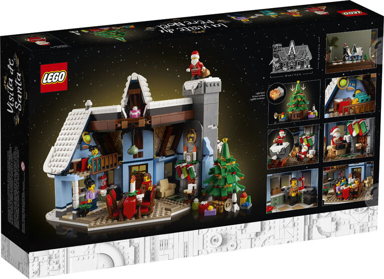 LEGO La visite du père Noël 10293 Ensemble de construction (1 445 pièces)